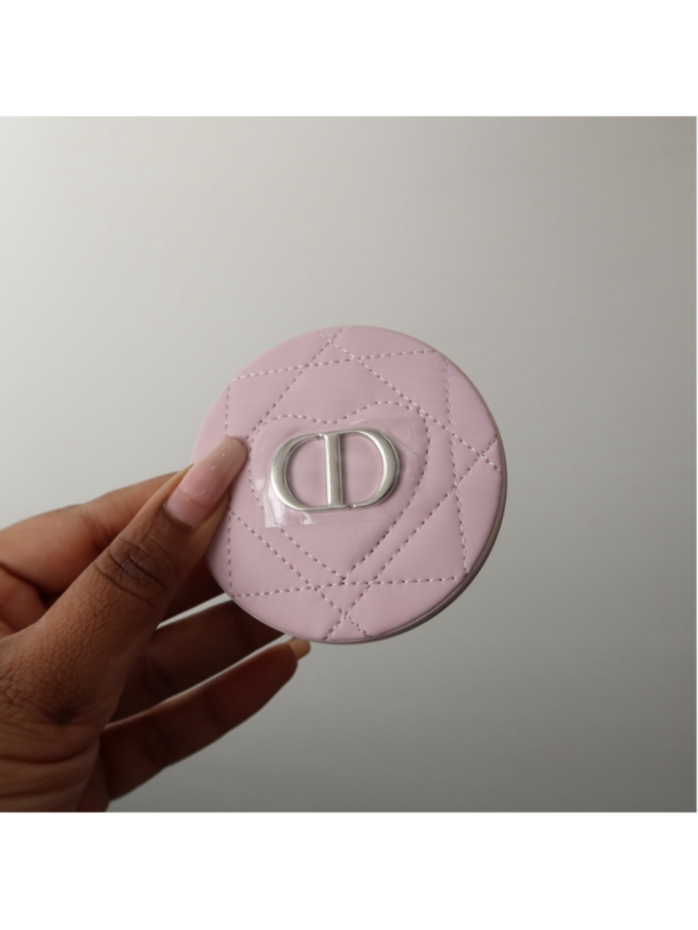 Dior Cannage Quilted Mirror Pink GWP